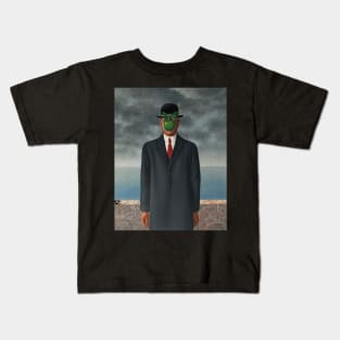 The Son of Man, 1946. Rene Magritte. Kids T-Shirt